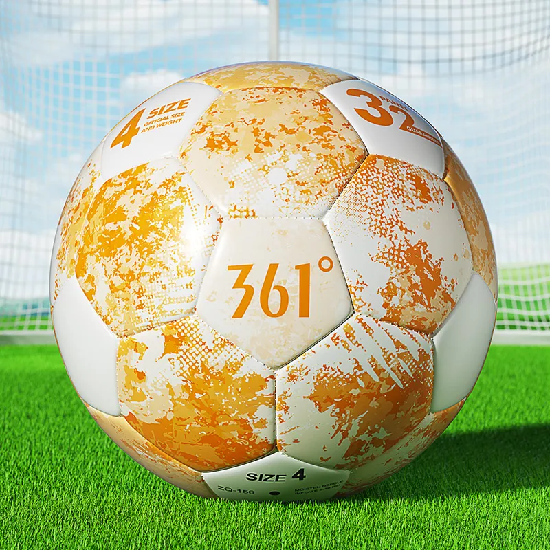 361° Size 45 Soccer PVC Unisex Orange-4