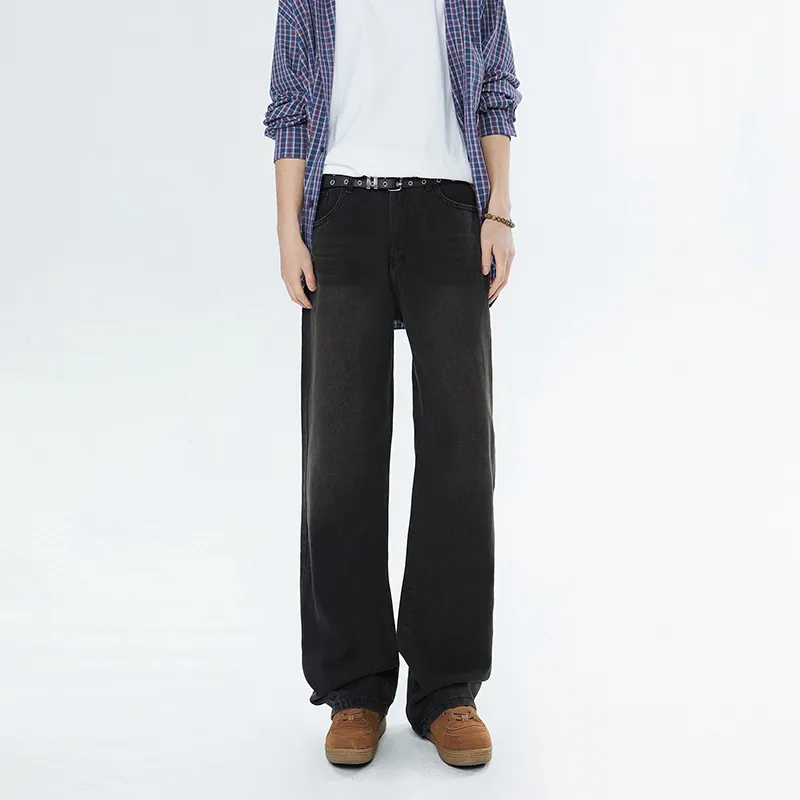 CASAMIA Jeans Unisex Faded Black-3