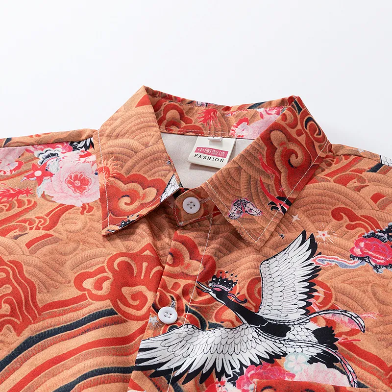 CASAMIA Shirts Unisex Orange-2