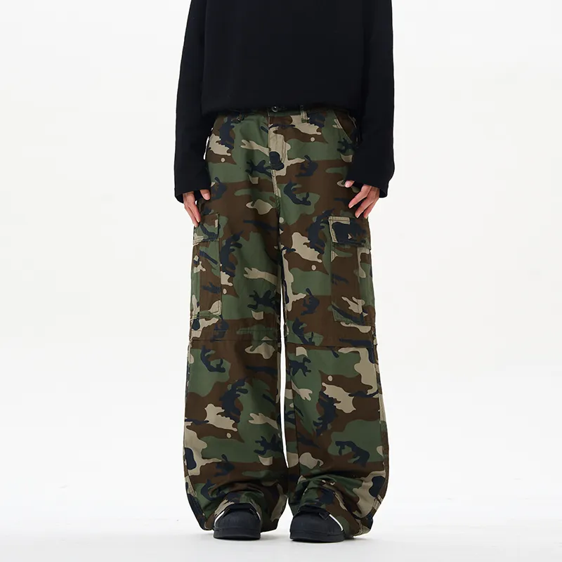 CASAMIA Casual Pants Unisex Camouflage-3