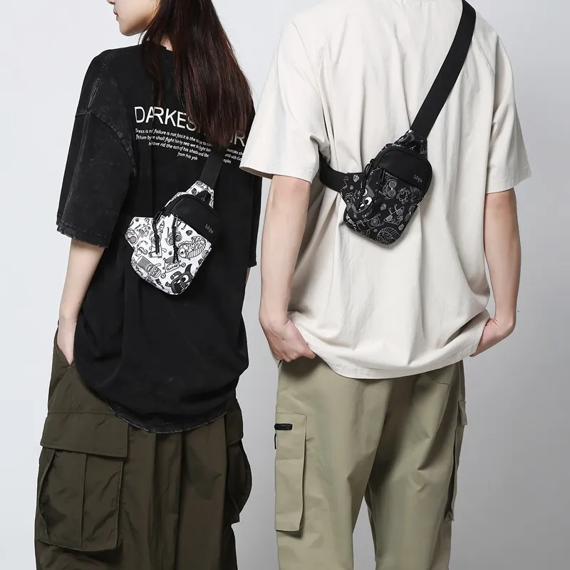 O'ROTA Nylon Sling Bag Unisex Multicolor-5