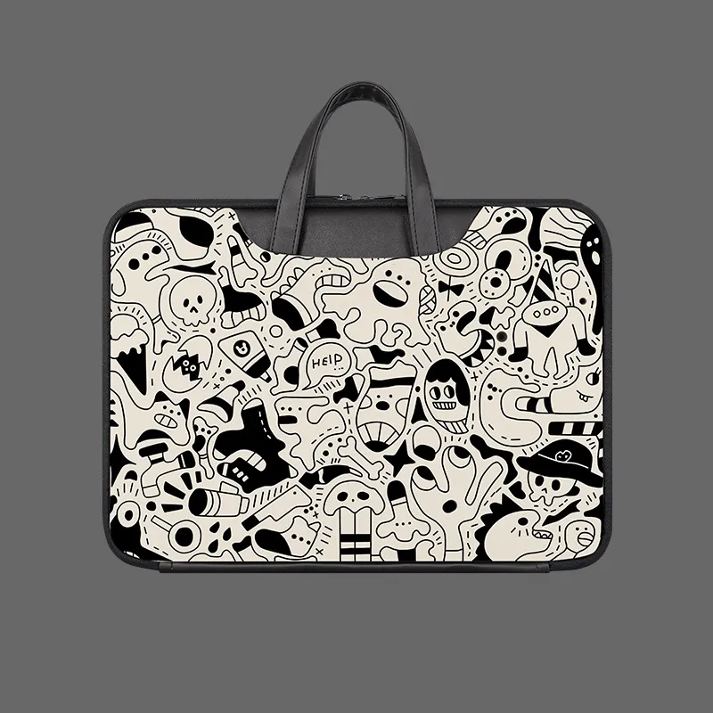 O'ROTA Pu Laptop Bags Briefcases Regular Unisex Black-8