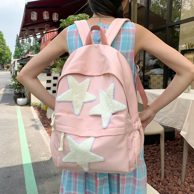 O'ROTA Nylon Backpack Women's Multicolor-5