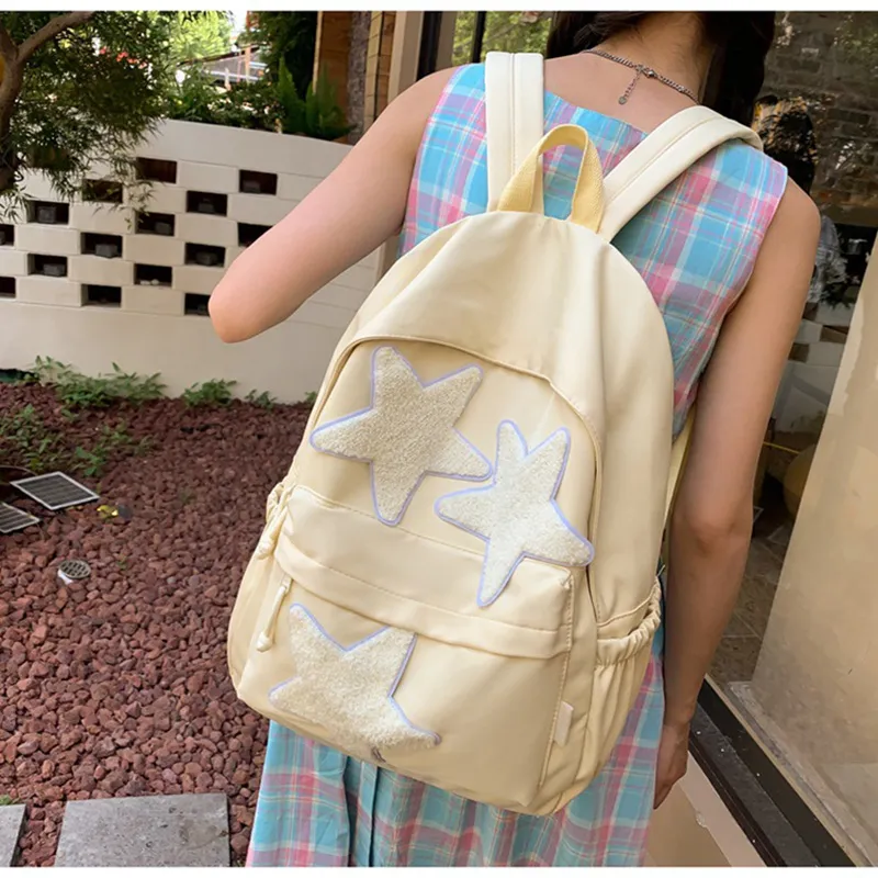 O'ROTA Nylon Backpack Women's Multicolor-11