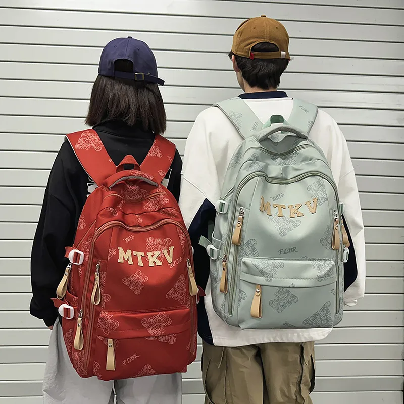O'ROTA Nylon Fabric Backpack Unisex Multicolor-1