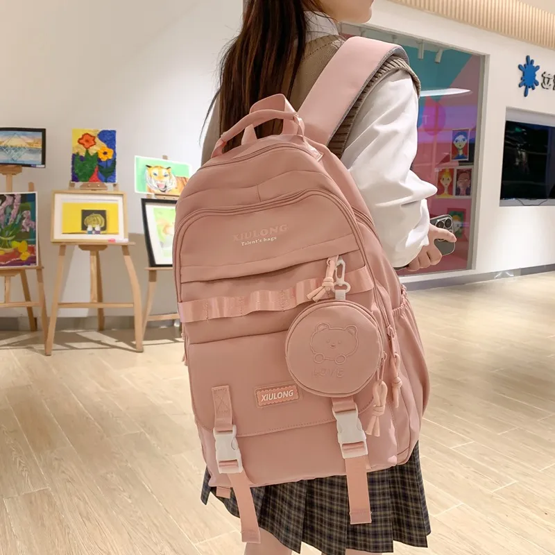 O'ROTA Nylon Backpack Regular Women's Multicolor-6