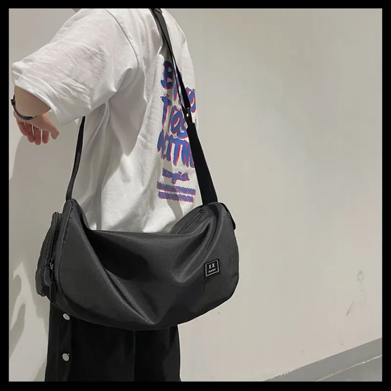 O'ROTA Nylon One Shoulder Travel Bag Unisex Multicolor-1