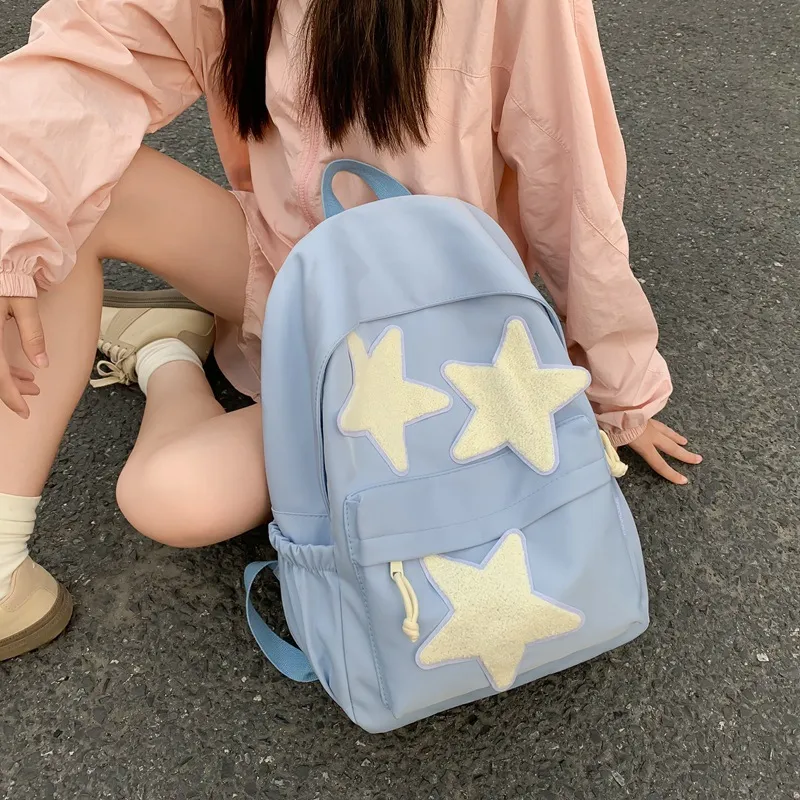 O'ROTA Nylon Backpack Women's Multicolor-8