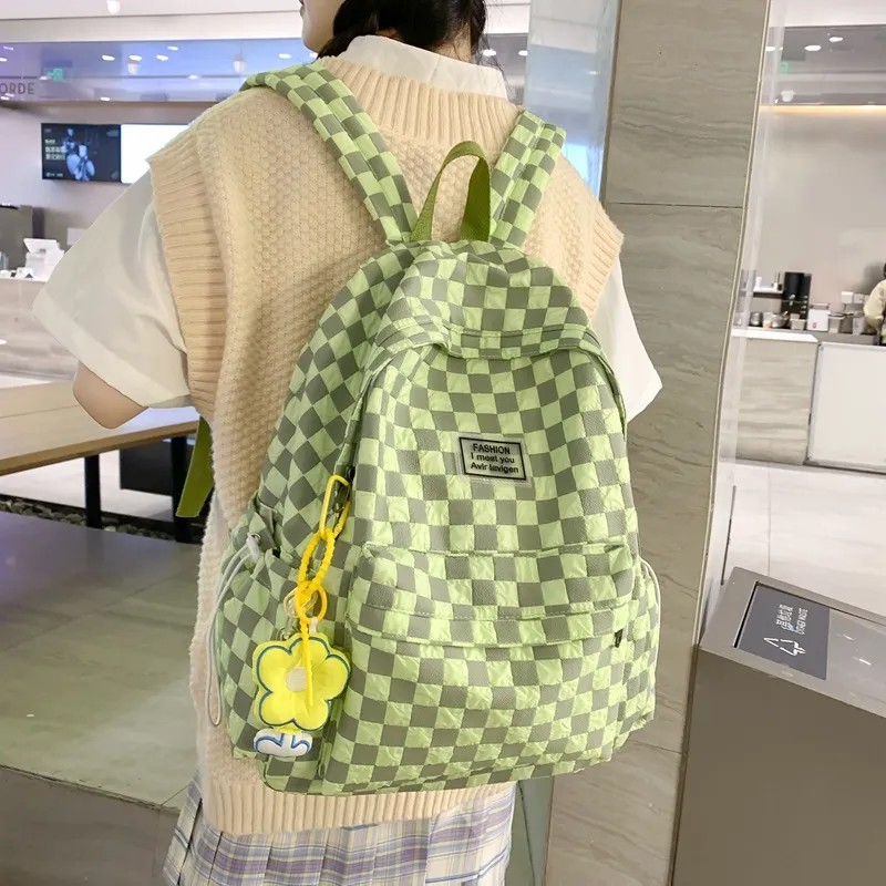O'ROTA Nylon Backpack Unisex Multicolor-2
