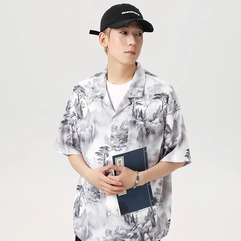 HIKZ Shirt Unisex Ink Wash Jungle-5