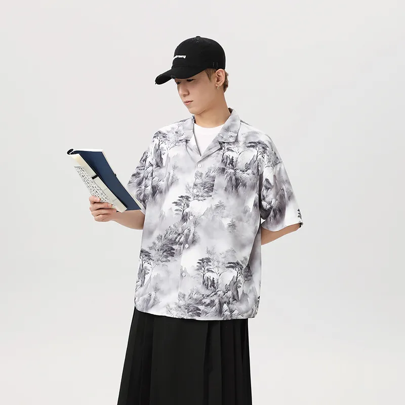 HIKZ Shirt Unisex Ink Wash Jungle-4
