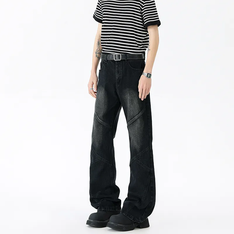 HIKZ Loose Fit Bootcut Jeans Unisex-3