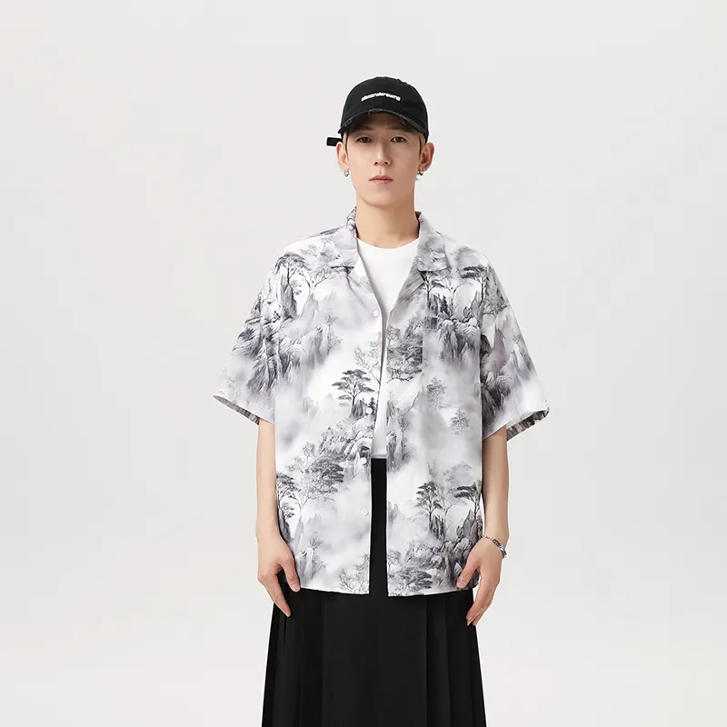 HIKZ Shirt Unisex Ink Wash Jungle-2