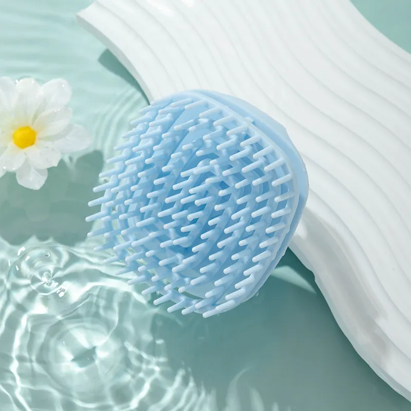 Gentle Welcome Japanese Silicone Handheld Scalp Cleanser Massage Brush Clean The Scalp-3