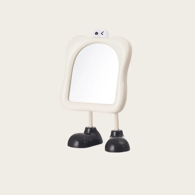 Gentle Welcome Cute Desktop Stand Portable Make Up Mirrors-3