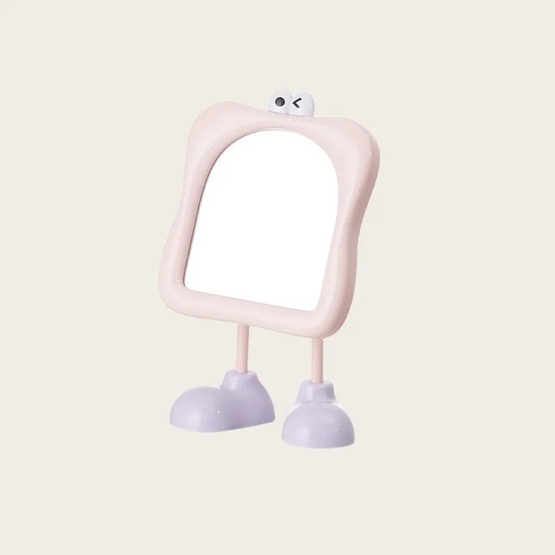 Gentle Welcome Cute Desktop Stand Portable Make Up Mirrors-1
