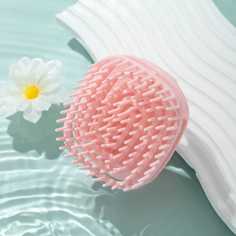 Gentle Welcome Japanese Silicone Handheld Scalp Cleanser Massage Brush Clean The Scalp-1