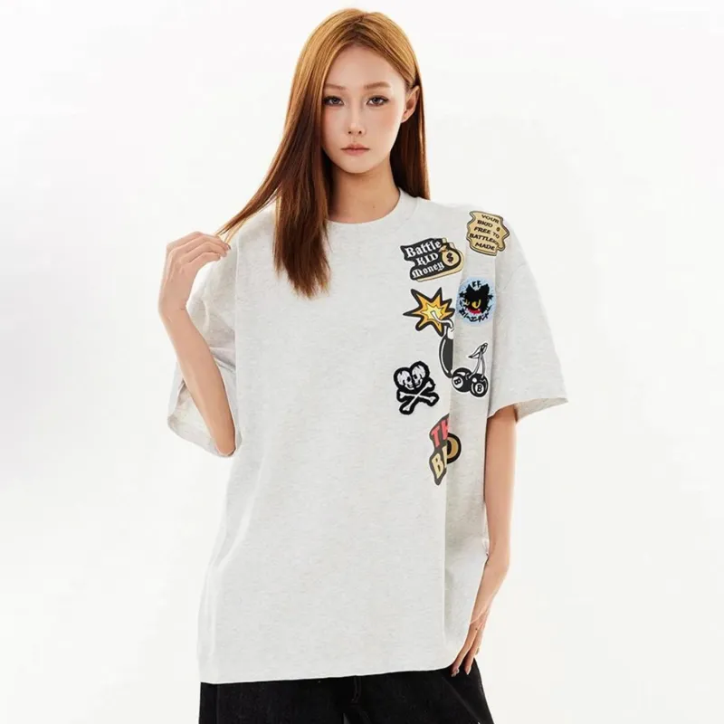 PAINT STAIN Classic Minimalist Style T Shirt Unisex-9