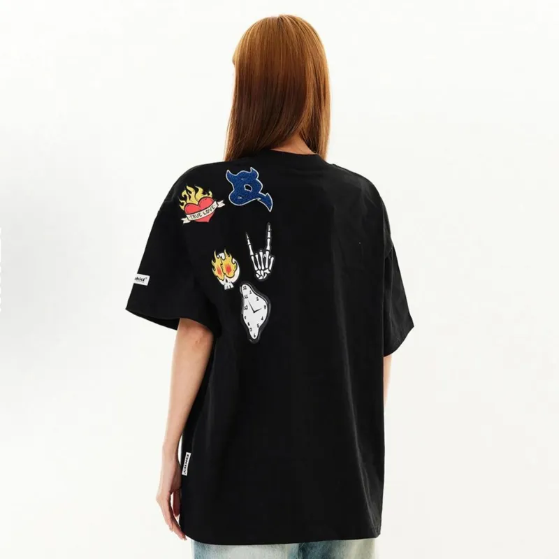PAINT STAIN Classic Minimalist Style T Shirt Unisex-48
