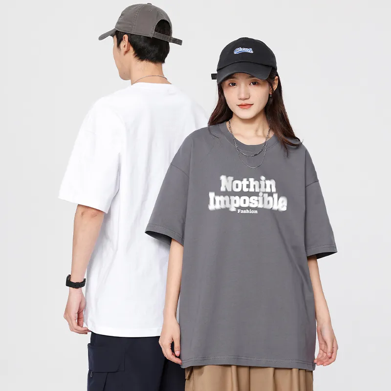 Cotton Gene Drop Shoulder Sleeve T Shirt Unisex-10