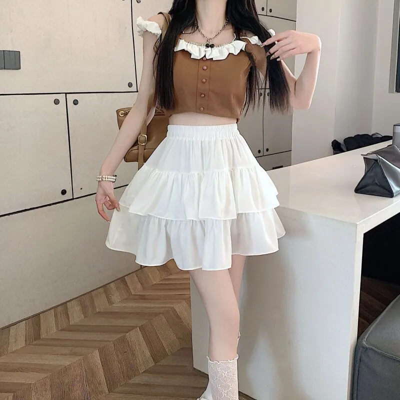 Cotton Gene Casual Short Skirts Women's-10