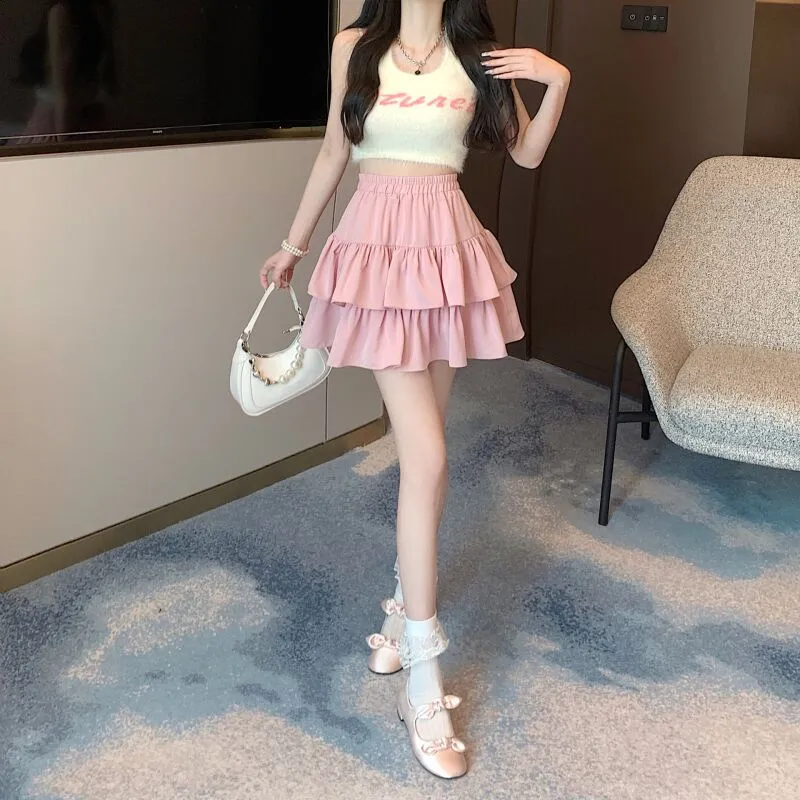 Cotton Gene Casual Short Skirts Women's-15