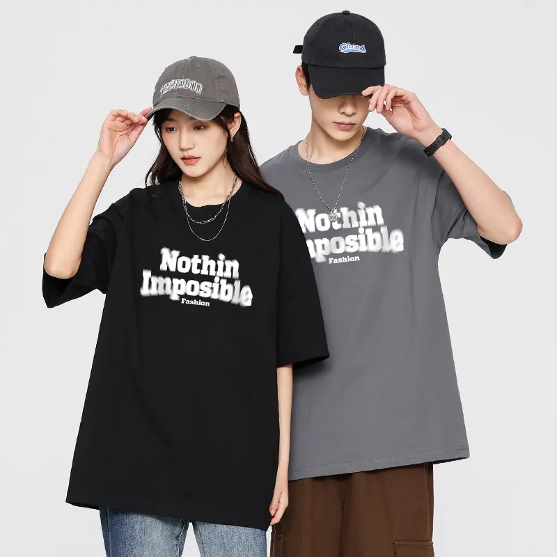 Cotton Gene Drop Shoulder Sleeve T Shirt Unisex-7