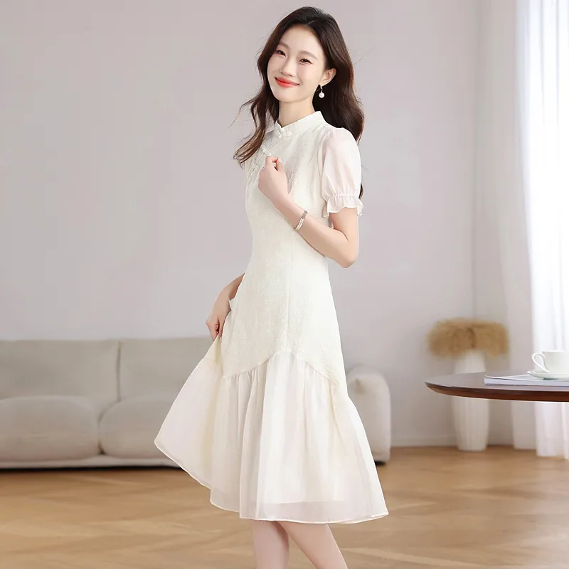 Cotton Gene Short Sleeved Dress Women's-3