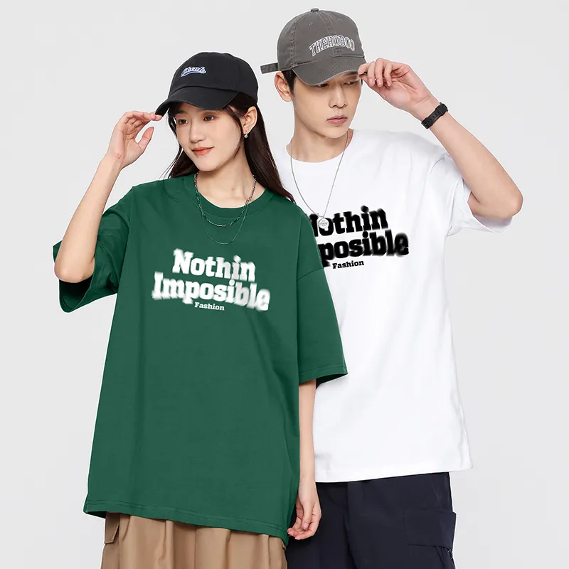 Cotton Gene Drop Shoulder Sleeve T Shirt Unisex-19