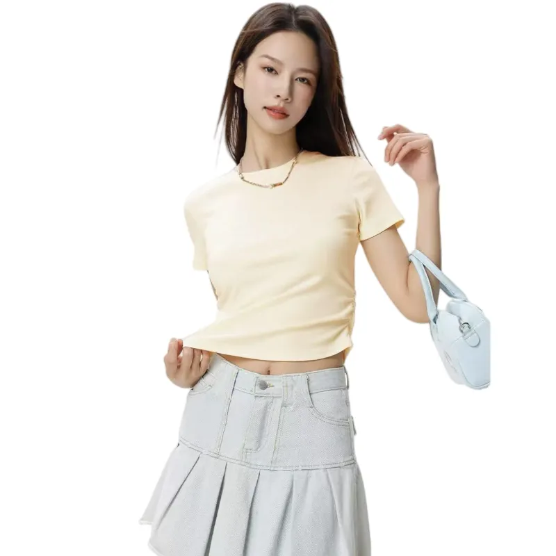 Cotton Gene Set in Sleeve T Shirt Women's-10