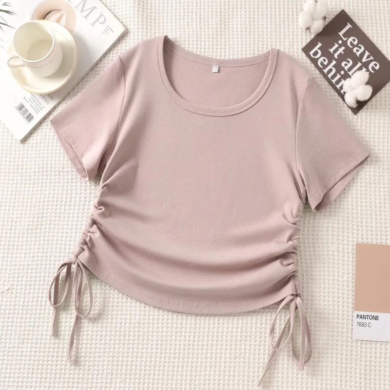 Cotton Gene Set in Sleeve T Shirt Women's-3