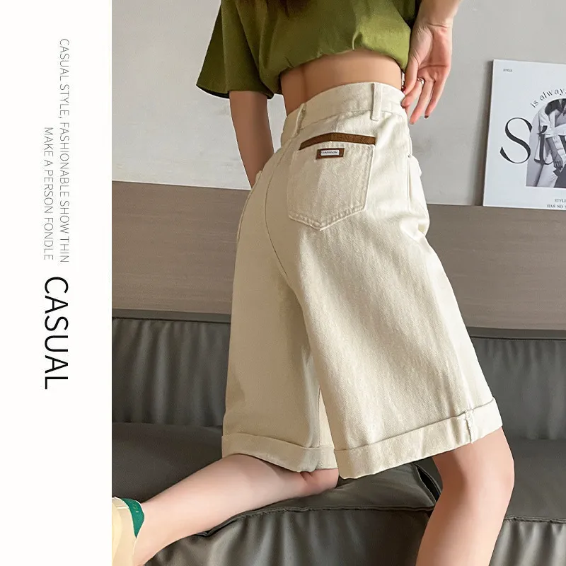 Cotton Gene Denim Shorts Women's-3