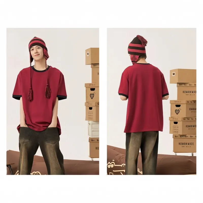 Cotton Gene Drop Shoulder Sleeve T Shirt Unisex-11