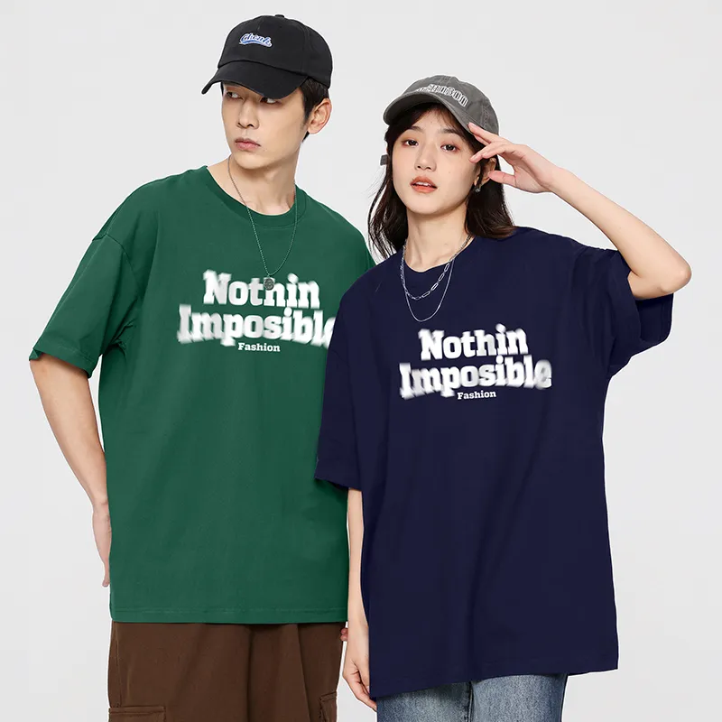 Cotton Gene Drop Shoulder Sleeve T Shirt Unisex-21