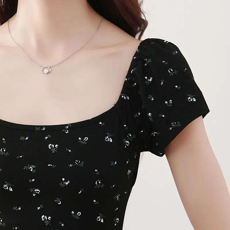 Cotton Gene Short Sleeved Dress Women's-5