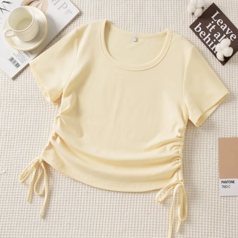 Cotton Gene Set in Sleeve T Shirt Women's-10