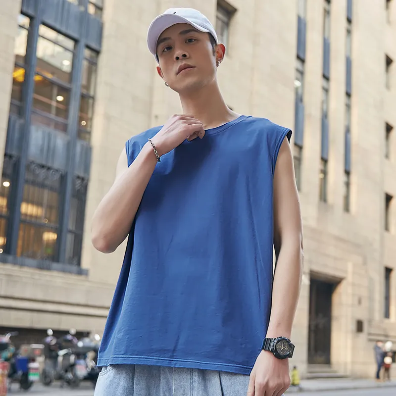 Cotton Gene Men Tank Tops-1