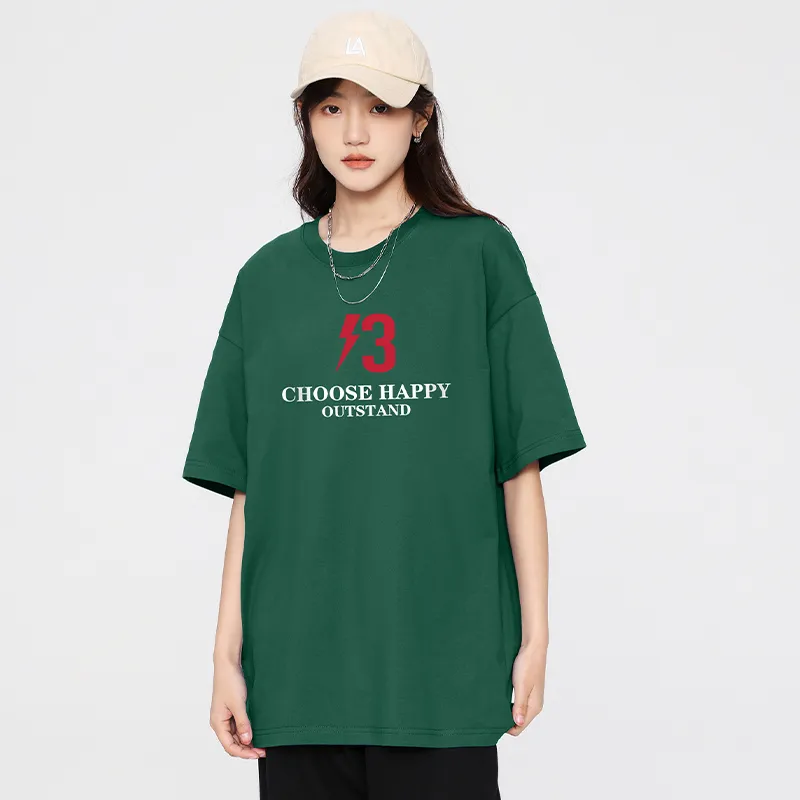 Cotton Gene Drop Shoulder Sleeve T Shirt Women's-15