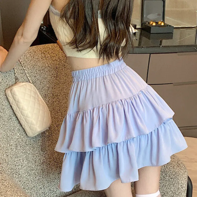 Cotton Gene Casual Short Skirts Women's-1