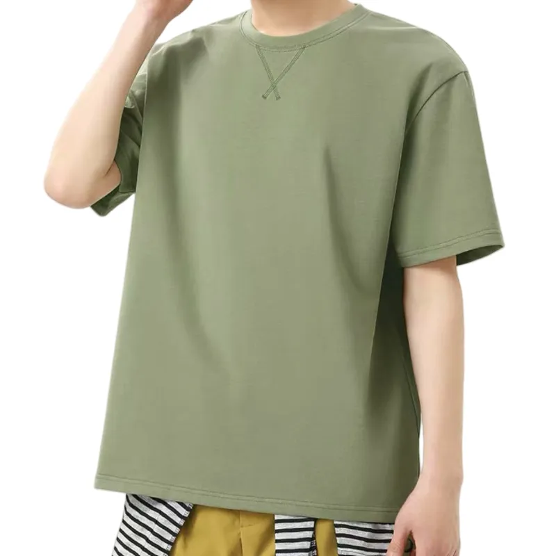 Cotton Gene Drop Shoulder Sleeve T Shirt Unisex-18