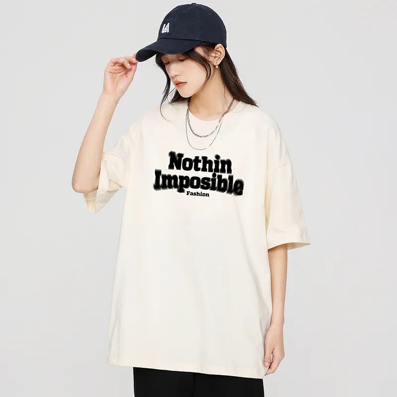 Cotton Gene Drop Shoulder Sleeve T Shirt Unisex-13