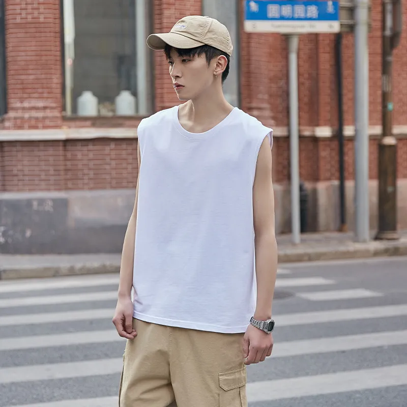 Cotton Gene Men Tank Tops-10