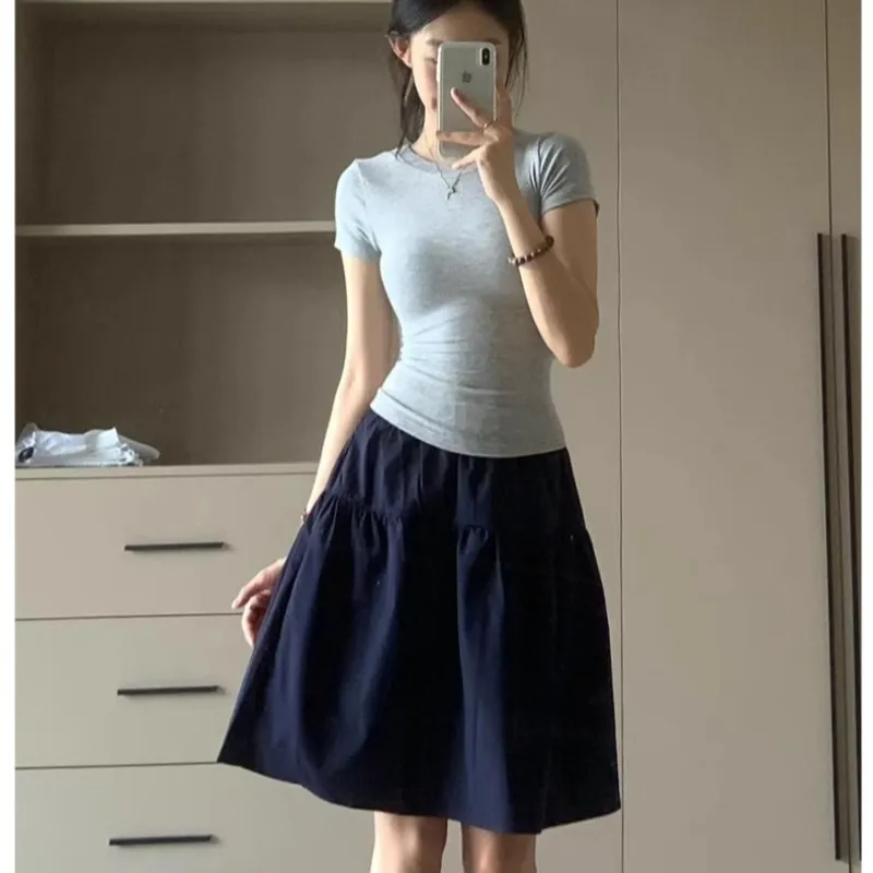 Cotton Gene Casual Short Skirts Women's-8