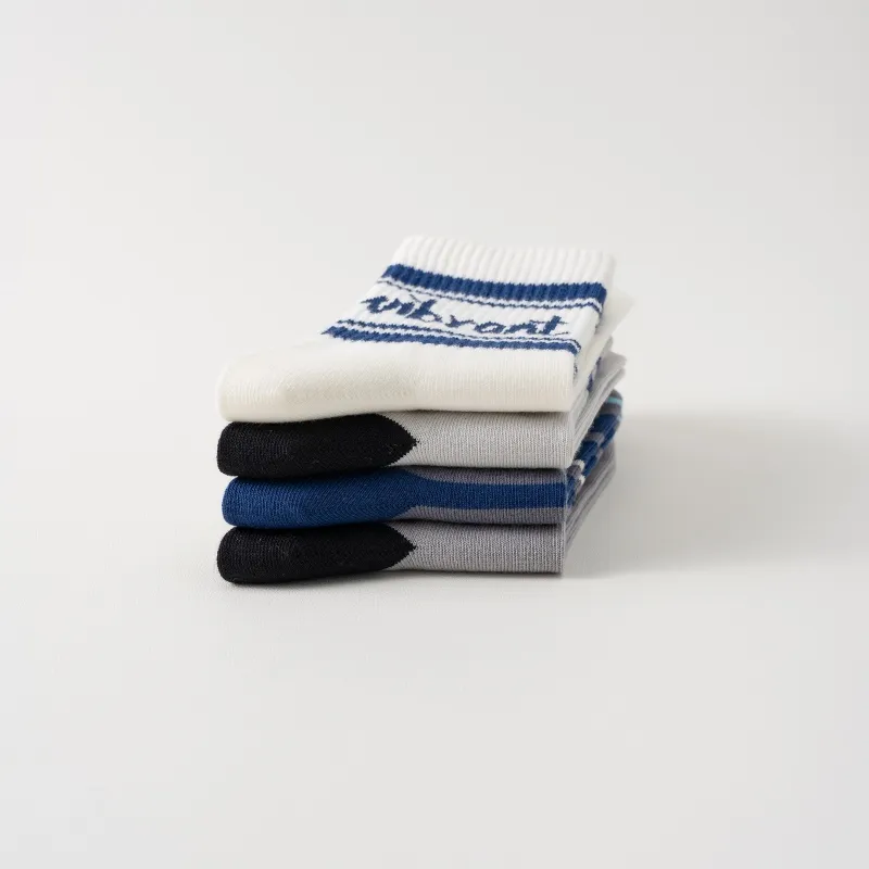 Cotton Gene Basketball Socks Men's 4 Pack-4