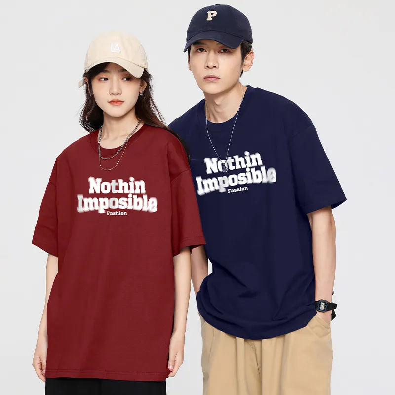 Cotton Gene Drop Shoulder Sleeve T Shirt Unisex-16