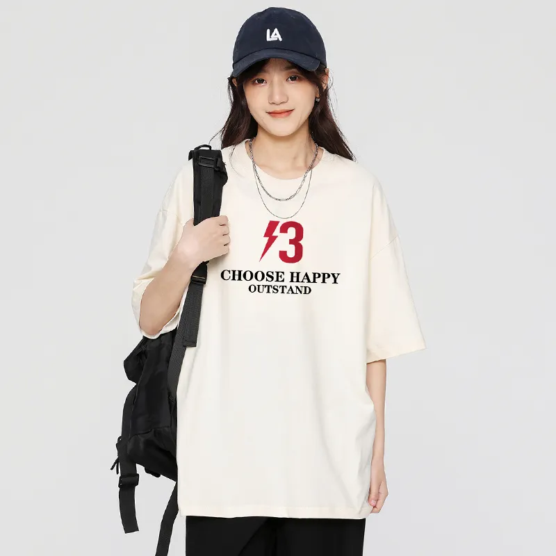 Cotton Gene Drop Shoulder Sleeve T Shirt Women's-7