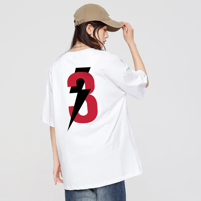 Cotton Gene Drop Shoulder Sleeve T Shirt Women's-5