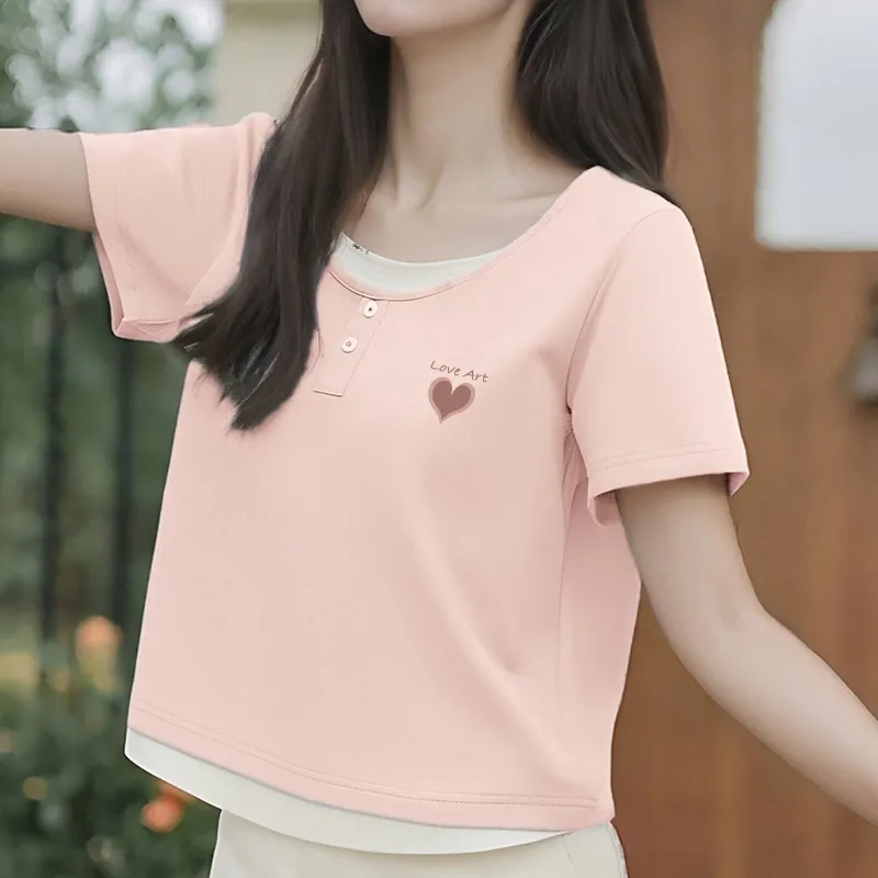 Cotton Gene T Shirts Women's-4