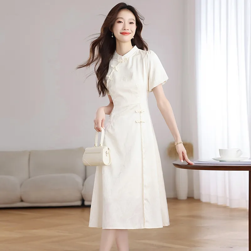 Cotton Gene Short Sleeved Dress Women's-3