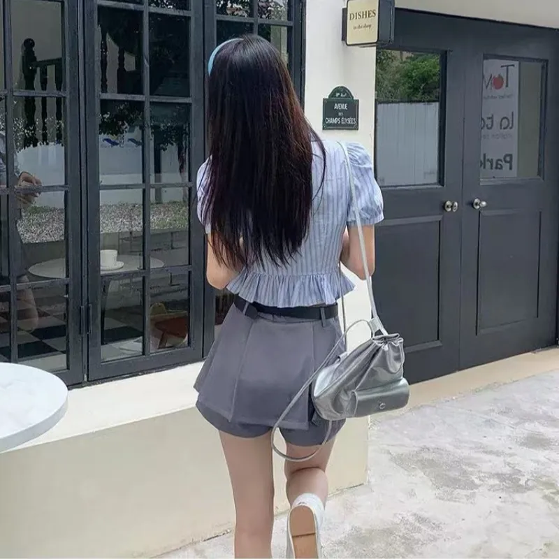 Cotton Gene Two Piece Skirt Sets Women's Picture Color + Gift Bag-1